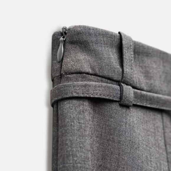 ZARA BELTED PENCIL SKIRT - Picture 5 of 5